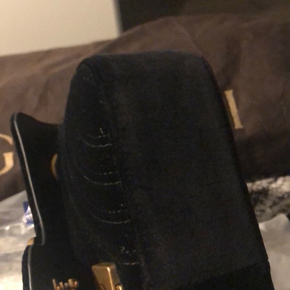 [SOLD] Gucci black velvet Marmont mini - Picture 7 of 8